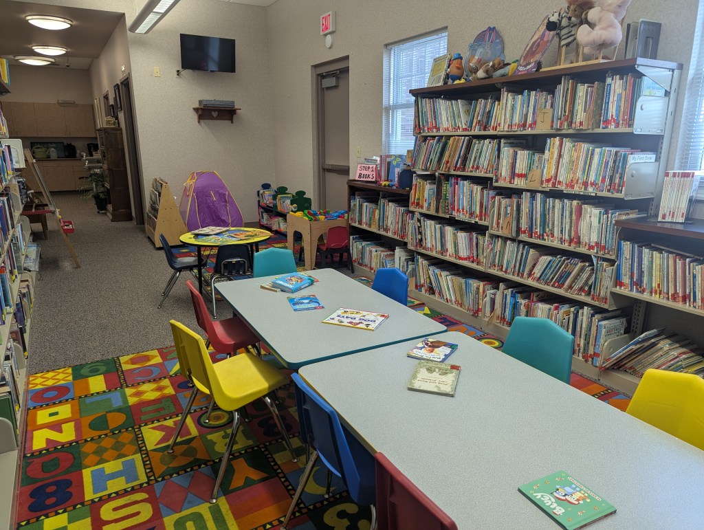 Kids Reading Room at the Georgetown IL Public Library