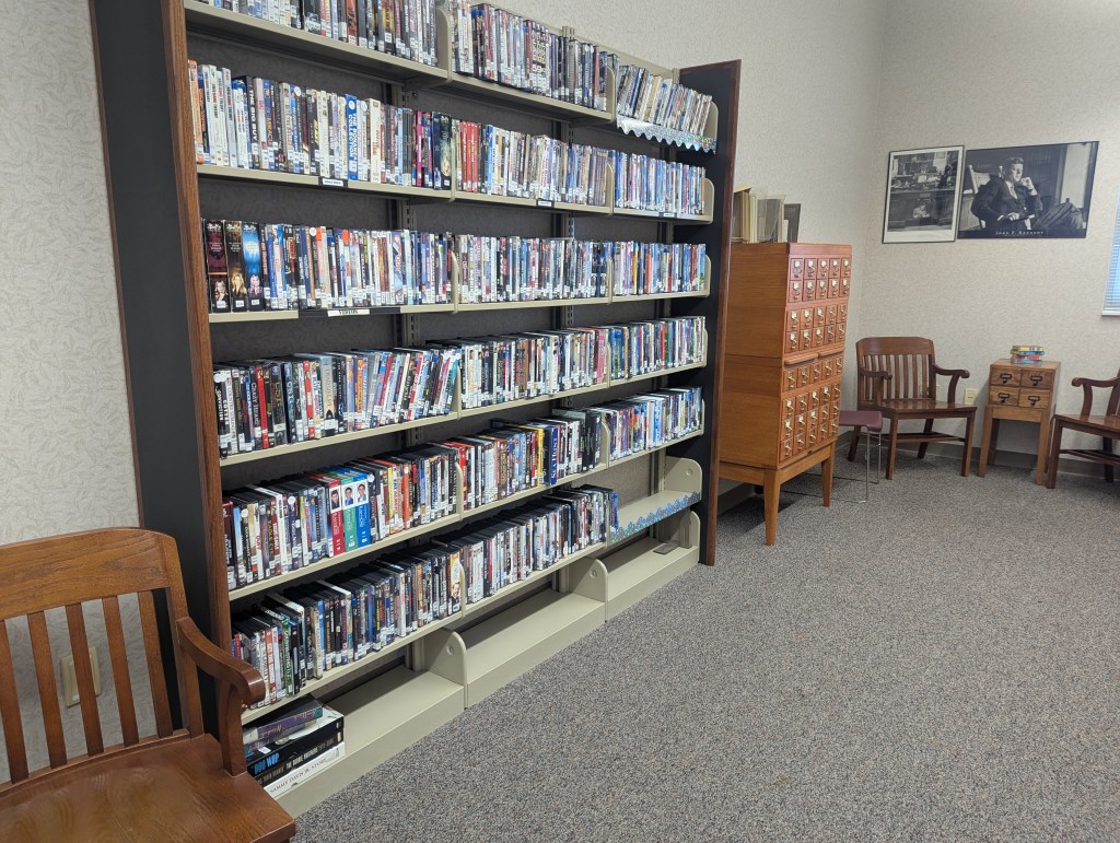 DVD & Blu-Ray Collection Area at the Georgetown IL Public Library